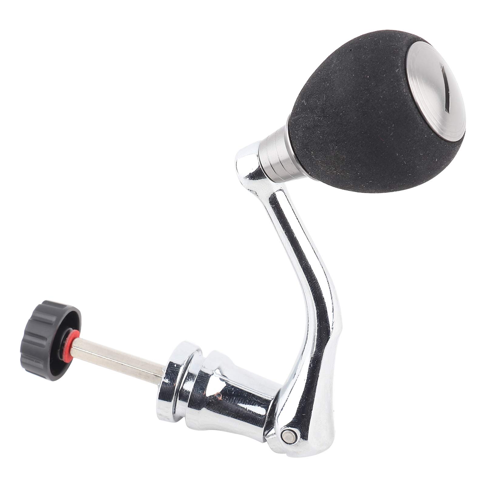 Metal Fishing Reel Replacement Handle, Rocker Arm Grip, Silver, Compatible with 2000-6000 Series, 2000 3000M Models