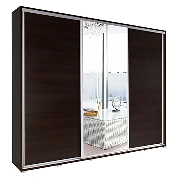 Ye Perfect Choice Lopez Wardrobe With Sliding Doors With Mirror 3