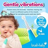 Brush-Baby BabySonic Blue Electric Toothbrush 0-36 Months Soft Bristles view 4