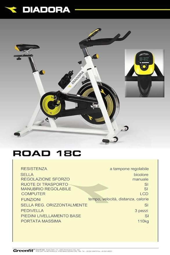 diadora road 18 fit bike