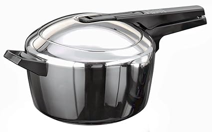 Hawkins Futura Stainless Steel Pressure Cooker, 5.5 Litres
