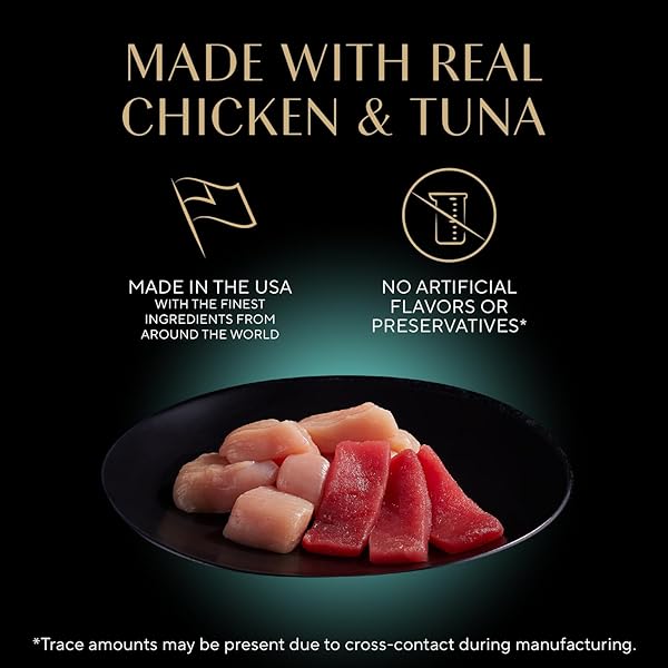 SHEBA PERFECT PORTIONS WET CAT FOOD CUTS IN GRAVY, ROASTED CHICKEN ENTREE AND WITH SUSTAINABLE TUNA, 2.6 OZ. TWIN-PACK TRAYS (12 COUNT, 24 SERVINGS)