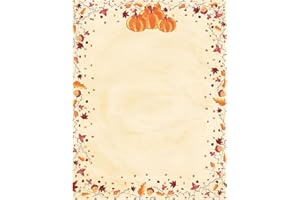 Great Papers! Painted Pumpkin Letterhead, 80 count, 11" x 8.5" (2015086)