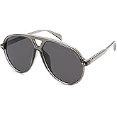 SOJOS Oversized Retro Aviator Sunglasses for Women Men Tangle Free Classic Vintage 70s Shades SJ2665