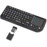 Rii Mini 2.4G Bluetooth Keyboard with Backlit and Touchpad for Smart TV,HTPC
