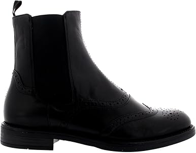 vagabond amina patent leather brogue chelsea boot