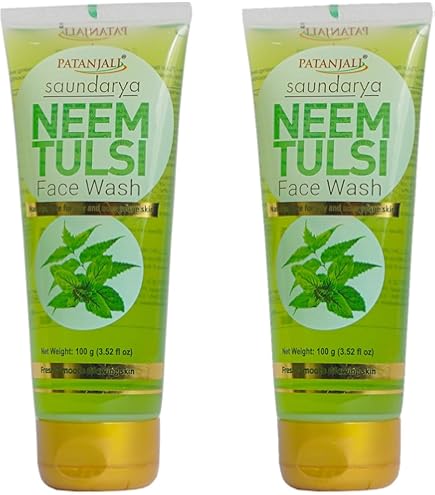 Amazon.com: Patanjali Neem Tulsi Face Wash - 60ml Pack of 2