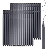Taotree Journal Planner Pens, 24 Black Pens Fine Point Black Markers Fine Tip Drawing Pens Porous Fineliner Pen for Bullet Jo