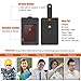 Badge Holder, Life-Mate PU Leather Vertical ID Badge Holder Wallet Case with 3 Card Slots and 1 Piece 20