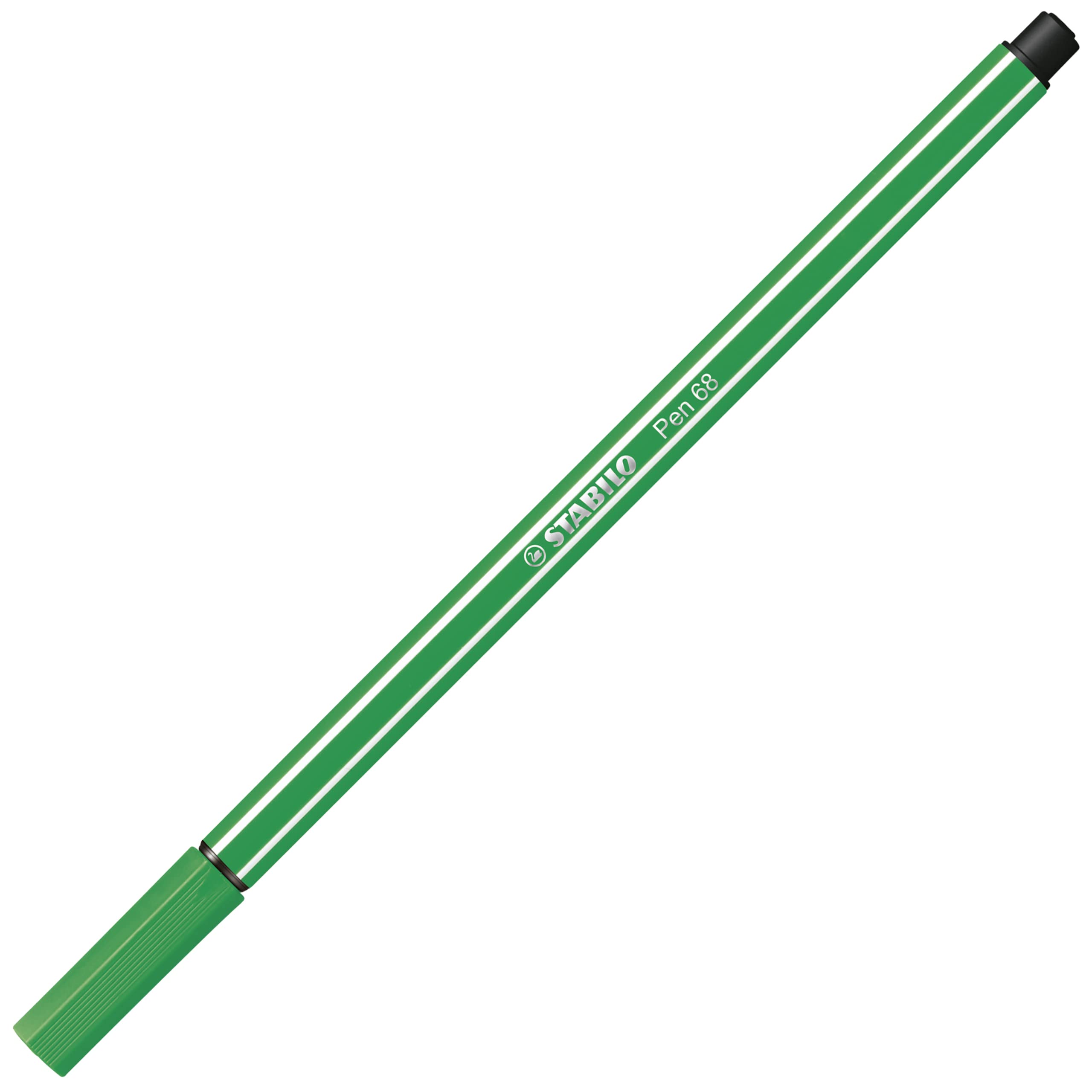 Premium Fibre-Tip Pen - STABILO Pen 68 - Pack of 1 - Green