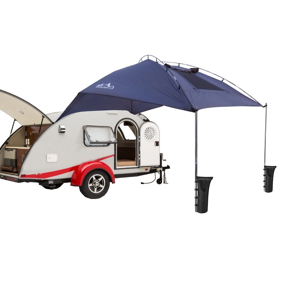Amazoncom LAPUTA Waterproof Teardrop Trailer Awning Portable Car
