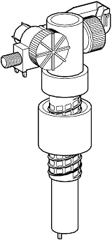 GROHE 37095000 Filling Valve 3/8 inch Connection Adjustable Float view 3