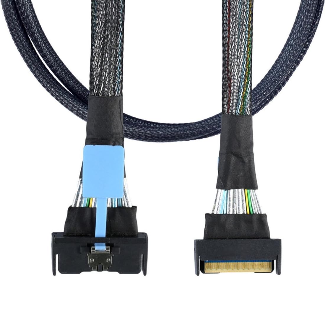 ChenYang 80cm SFF-8484 SAS 32Pin 4i to SFF-8087 Mini SAS 4i 36Pin Cable server raid cable