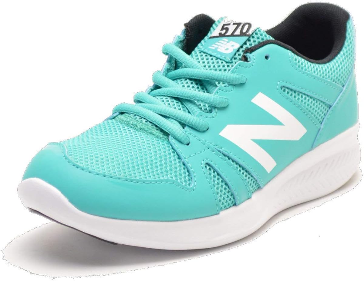 Amazon ニューバランス キッズ ジュニア スニーカー Nb Yk570 ランニングシューズ 紐靴 軽量 男の子 女の子 小学生 グリーン Gr 24 5cm New Balance ニューバランス 運動靴 スニーカー