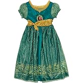 Disney Girls' Princess Dress Nightgown, Fantasy Gown, Soft & Cute Pajamas for Kids