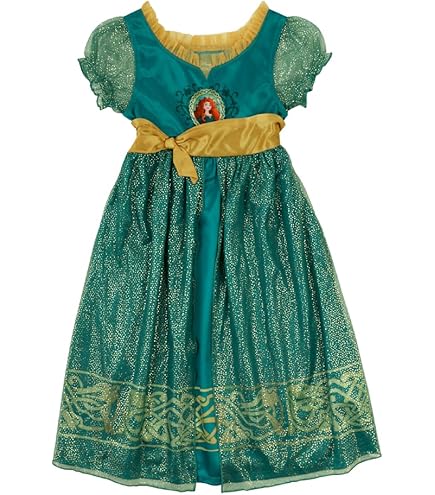 Amazon.com: Disney Princess Merida Brave Deluxe Girls' Costume, (3T-4T) :  Toys & Games