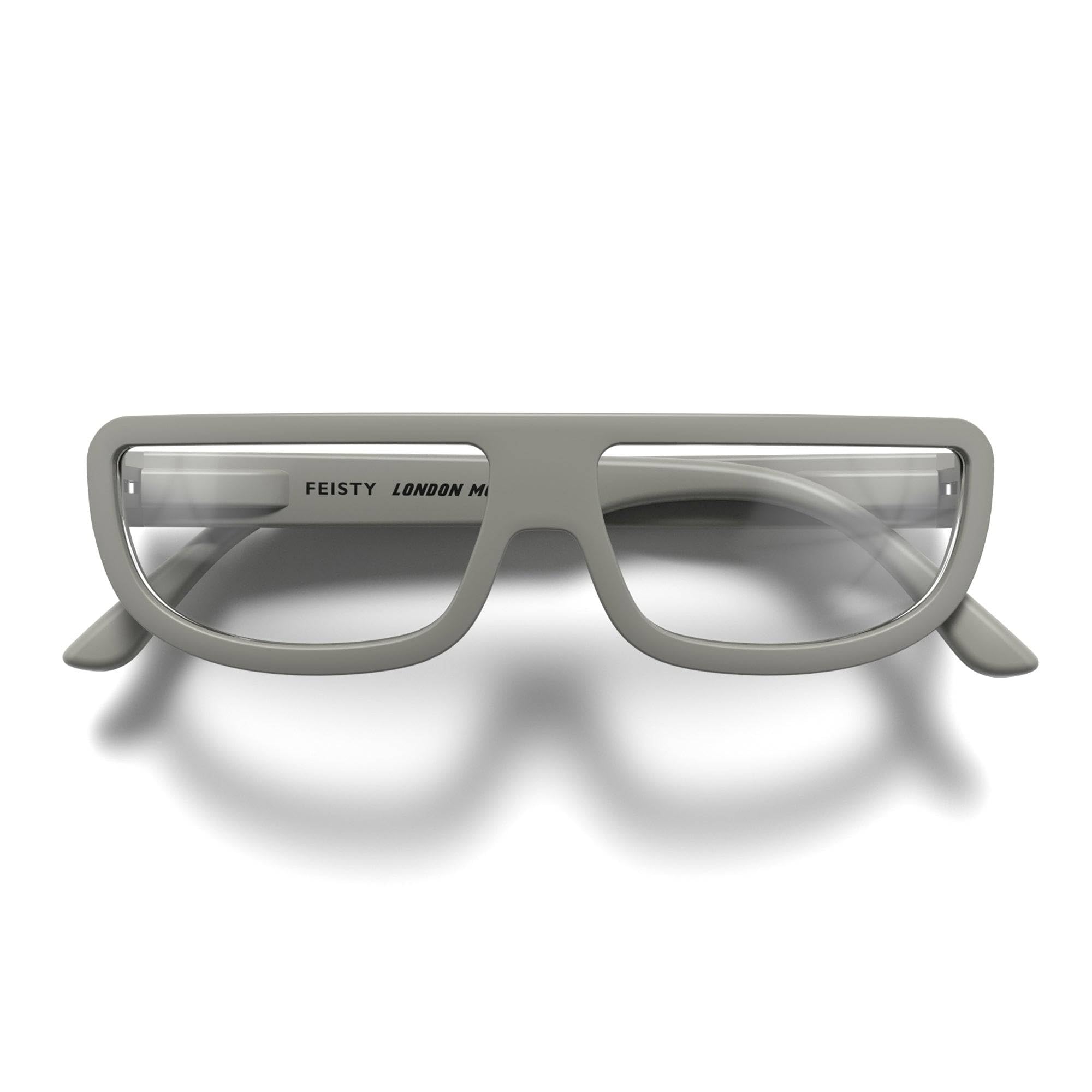 LONDON MOLE® Feisty reading glasses | Cool rectangular shaped readers | Men’s Women’s Unisex | Spring hinges