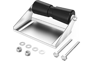 FOROIRON 8inch/10inch/12inch Boat Trailer Roller with Bracket Keel Roller Assembly Kit for Boat Trailer, Boat Trailer Keel Roller Bracket