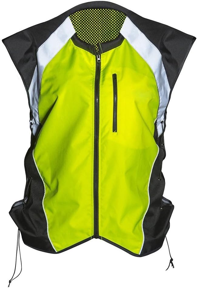 Badass Moto Gear Hi Vis Reflective Motorcycle Vest. Automotive