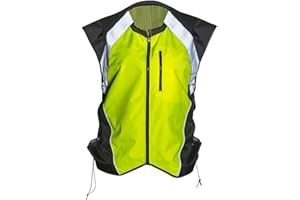 Badass Moto Safety Vest With Pockets. Motorcycle Reflective Vest For Motorcycle Jacket. High Visibility Running Vest