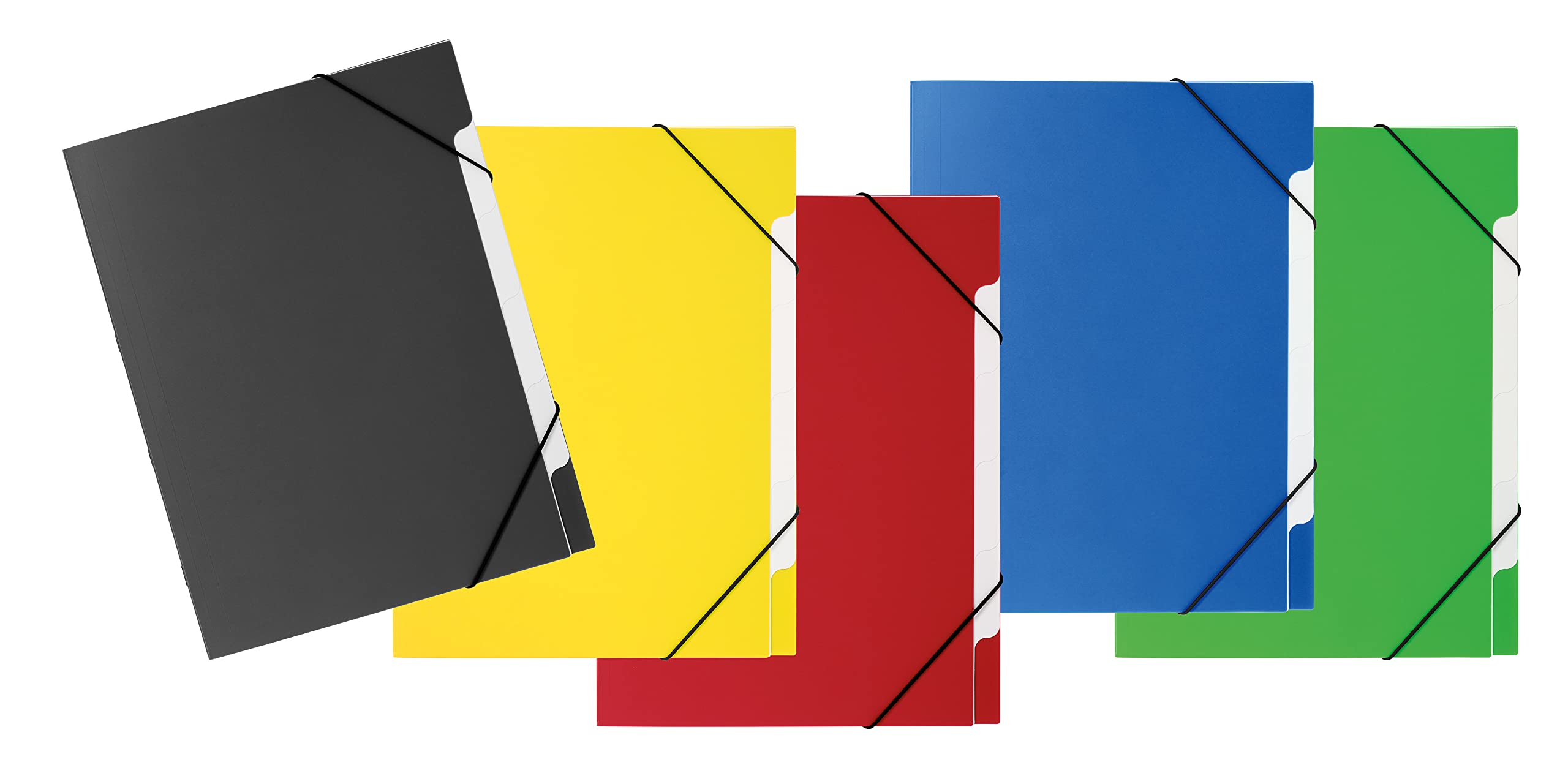 PAGNA Coool Basic 41811-00 Folder Set Polypropylene 5 Compartments Assorted with 5 Items