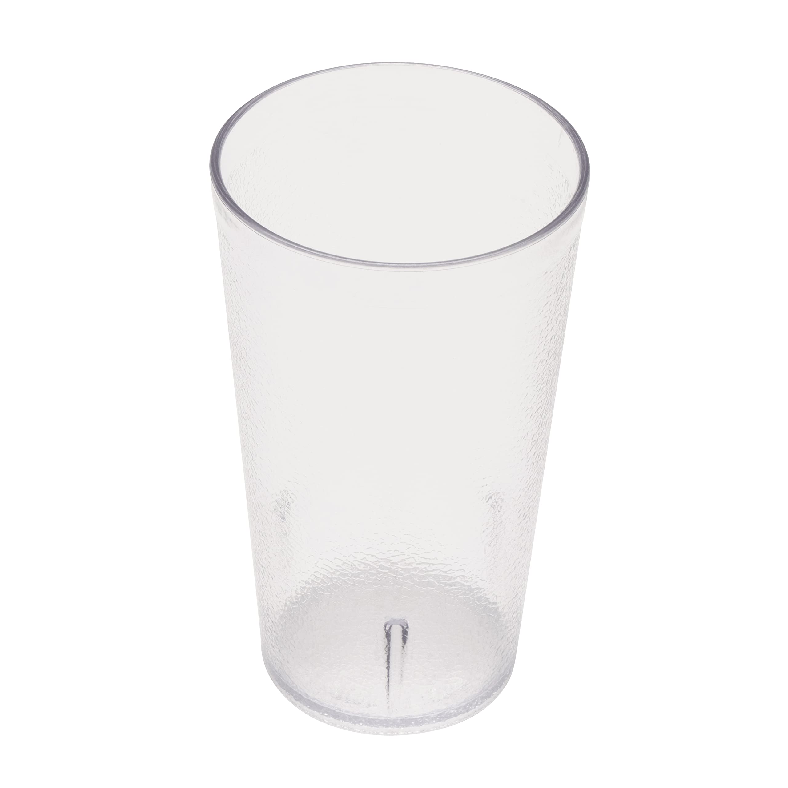 Photo 1 of G.E.T. 6612-1-CL-EC Heavy-Duty Plastic Restaurant Tumblers, 12 Ounce, Clear (Set of 4)