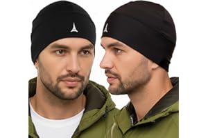 FRENCH FITNESS REVOLUTION Helmet Liner Sweat Wicking Skull Cap Beanie. Ultimate Performance Moisture Wicking. Fits Under Helmets