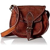 PRASTARA Genuine Leather Handmade Satchel Messenger Unisex Shoulder Office bag for men & women daily use.