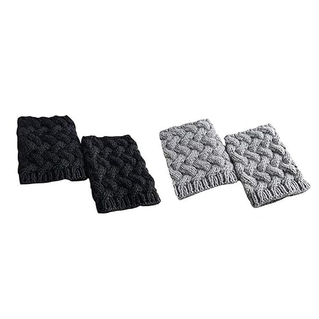 LADES DIRERCT Damen Stulpen Socken - Winter Kurze Stricken Stulpen Gestrickte Beinwärmer Leg Warmers Socken Stiefel Boot Abde