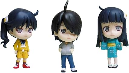 Amazon Co Jp 西尾維新アニメプロジェクト ちびきゅんキャラ 西尾維新アニメプロジェクト 偽物語 全3種セット ホーム キッチン