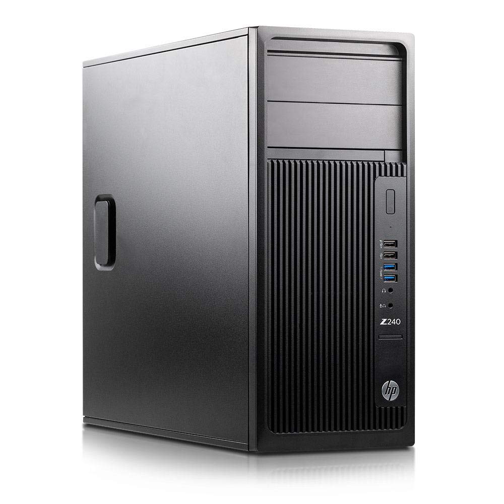 Photo 1 of HP Z240 Tower Workstation Gaming Desktop Computer, Intel i7-6700 3.4GHz up to 4.0GHz, 16GB DDR4 RAM, 1TB SSD, DisplayPort, WiFi, Bluetooth, Wired Keyboard and Mouse, Windows 10 Pro (Renewed)