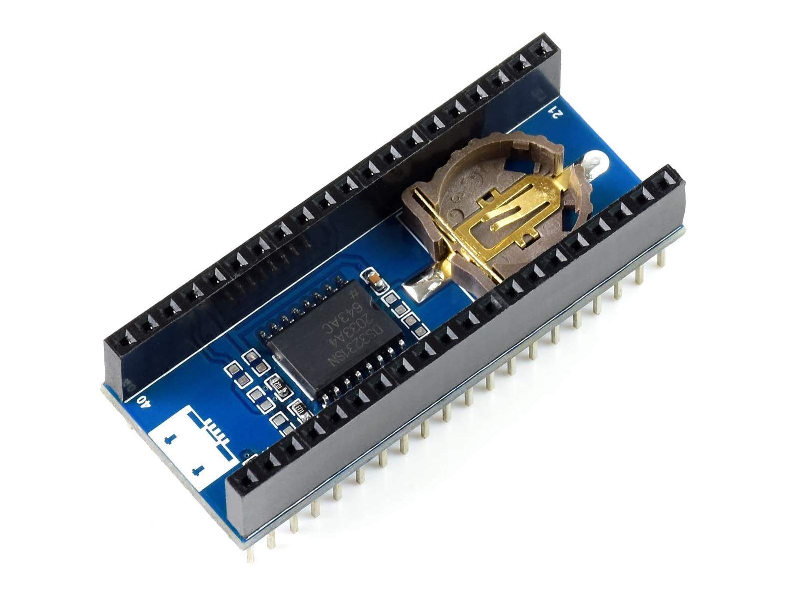 Precision RTC Module Compatible with Raspberry Pi Pico Series Board Onboard DS3231 Chip,Onboard Female Pin Header I2C Bus for Communication