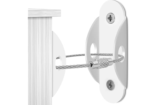 4our Kiddies Furniture Anchors (10 Pack) 2023 Upgraded Furniture Straps for Baby Proofing, Secure 400 Pound Furniture to Wall