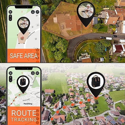 PAJ GPS Easy Finder – Human Tracking Device, GPS Tracker for Kids, Elderly, Seniors, Dementia, Alzheimer, up to 14 Days Battery Life, Real Time GPS Tracker, SOS Emergency Button & Shutdown Alarm