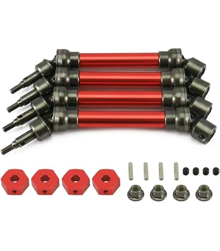 Rear CVD Drive Shaft For Arrma 1:10 RC Cars – Medium Carbon Steel & Aluminum 6061 Upgrade For Gorgon, Senton, Granite