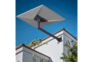 LEPIVCANK Starlink Gen 3 Wall Mount Kit with Starlink V3 Pipe Adapter Pole Mount Starlink Accessories for Gen 3 Standard Starlink Gen 3 Mount for Stone Wall Wooden Wall