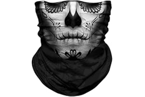 TERNNK Neck Gaiter Shield Scarf Bandana Face Mask Seamless UV Protection for Motorcycle Cycling Riding Running Headbands