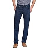 ETHANOL Mens Super Comfy Straight Stretch Knit Jersey Denim Five Pocket Jean
