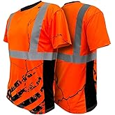 SafetyShirtz Men's SS360 ANSI Class 2 and 3 Graphic Tees and Long Sleeve Tees