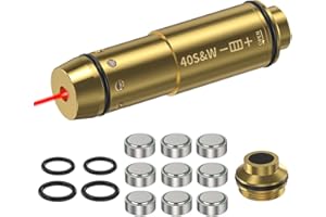 VANTARA 40S&W Dry Fire Training Laser Cartridge Spare O-Rings & Battery Suitable for Improving Shooting Skills