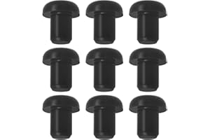 YINETTECH 50pcs Silicone 5mm Bicycle Frame Blind Plug Push-in Cover Plugs Blanking End Cap for Roadbike Mountain Bike Drill Holes on Bicycle Frames