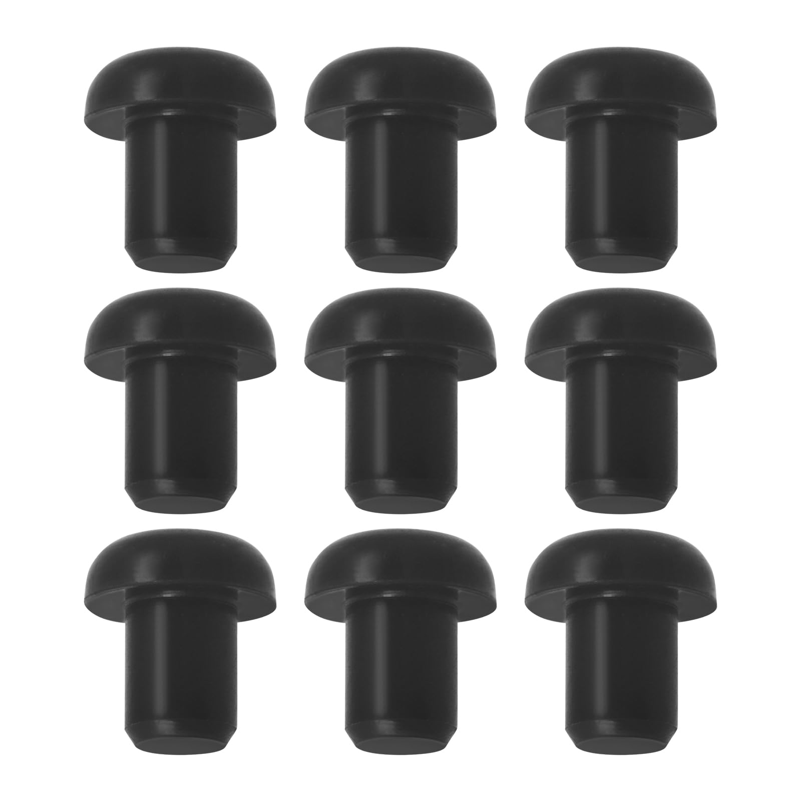 YINETTECH 50pcs Silicone 5mm Bicycle Frame Blind Plug Push-in Cover Plugs Blanking End Cap for Roadbike Mountain Bike Drill Holes on Bicycle Frames