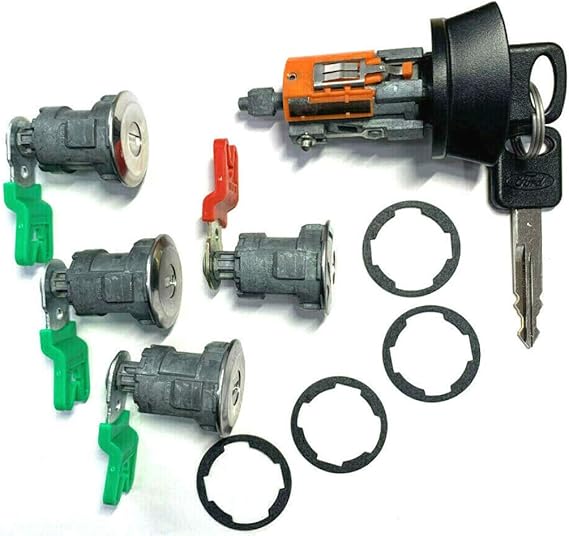 Ford Econoline Van E150 E250 E350 Ignition Cylinder & 4 Door Lock Set