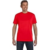 Men's 5.5 oz., 100% Organic Cotton Classic Short-Sleeve T-Shirt L RED PEPPER