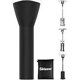 Skizem Outdoor Patio Heater Covers with Zipper,Upgraded 420D Oxford Fabric with PU Coating Material,100% Waterproof Windproof Anti-UV Snow-Poof,36 Months of Use 92'' H x 33" D x 19" B