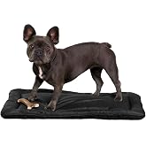 K9 Ballistics Tough Ripstop Dog Crate Pad, 23 x 17, Obsidian Black | Durable, Machine Washable, XS Kennel &amp; Travel Mat For Puppies and X Small Dogs, Fits 24" Wire Crate