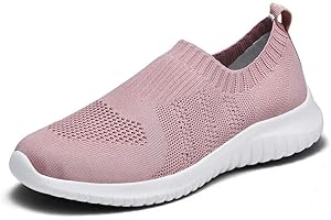 konhill Women's Walking Tennis Shoes - Lightweight Athletic Casual Gym Slip on Sneakers