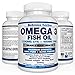 #1 Omega 3 Fish Oil 2250mg | HIGHEST EPA 1200MG + HIGHEST DHA 900MG Triple Strength Capsules | Essential Fatty Acid Combination Vitamin Nutritional Supplements | 60 Pills | BioScience Nutrition