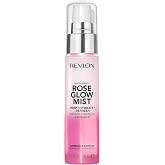 Revlon PhotoReady Rose Glow Mist Face Primer, Prep, Hydrate &amp; Refresh Spray with Sheer Coverage, Infused with Nourishing Oils And Super Fruit Complex, 1.2 fl oz