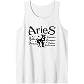 Aries Zodiac Sign - Aries Zodiac Birthday Tank Top